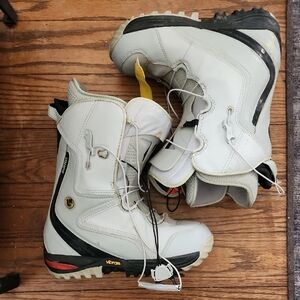 Burton Mens Driver X Snowboard Boots in Grey and Black Size 8.5